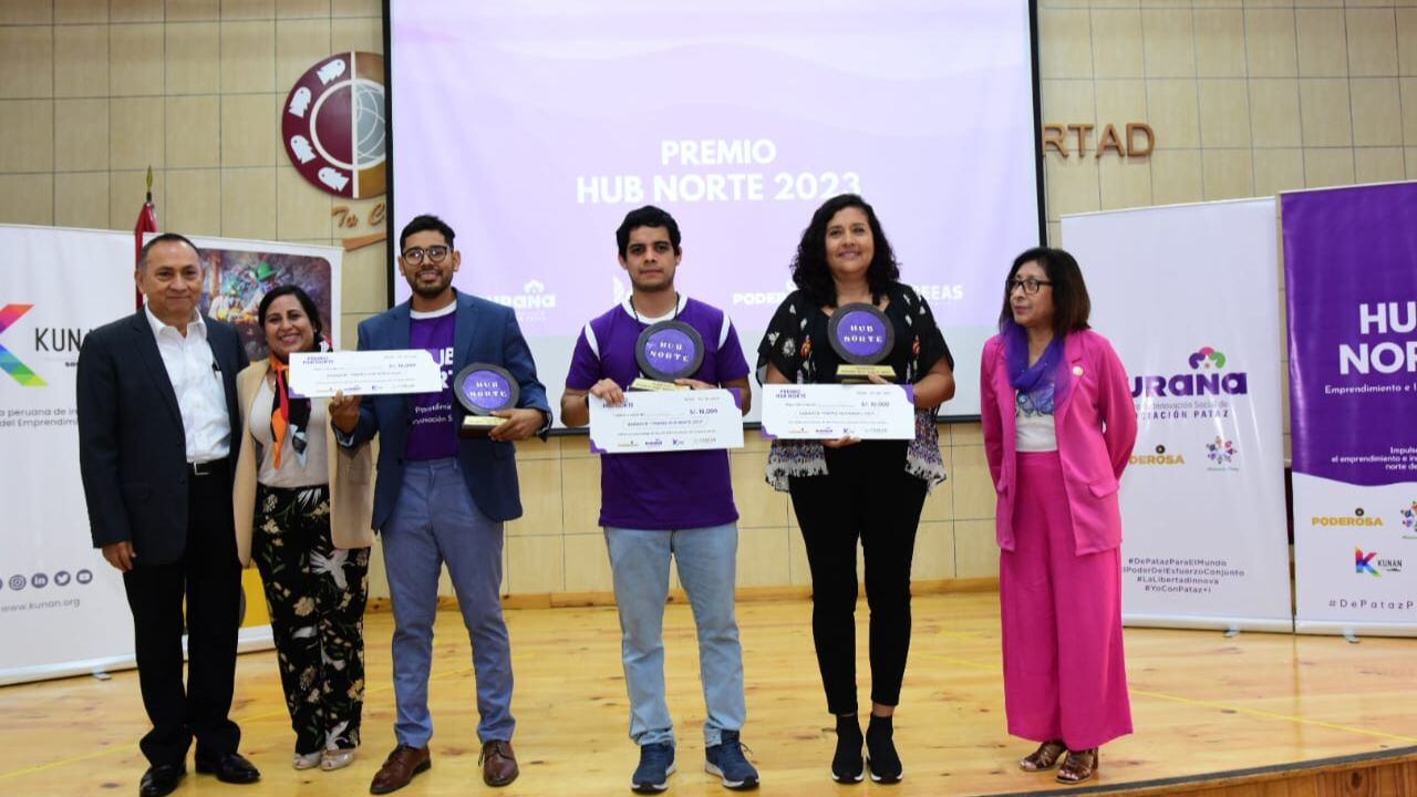 La cuarta edición del Premio Hub Norte reconoció a tres emprendimientos con un capital de S/ 10 mil soles a cada uno y herramientas para su crecimiento.
