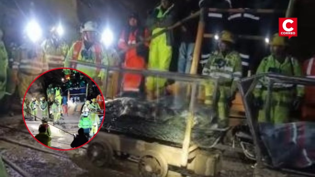 Puno: derrumbe en socavón deja dos mineros muertos en el distrito de Palca. Composición: Diario Correo.