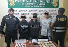 “Los pasteleros” caen con decenas de ketes de PBC en Trujillo
