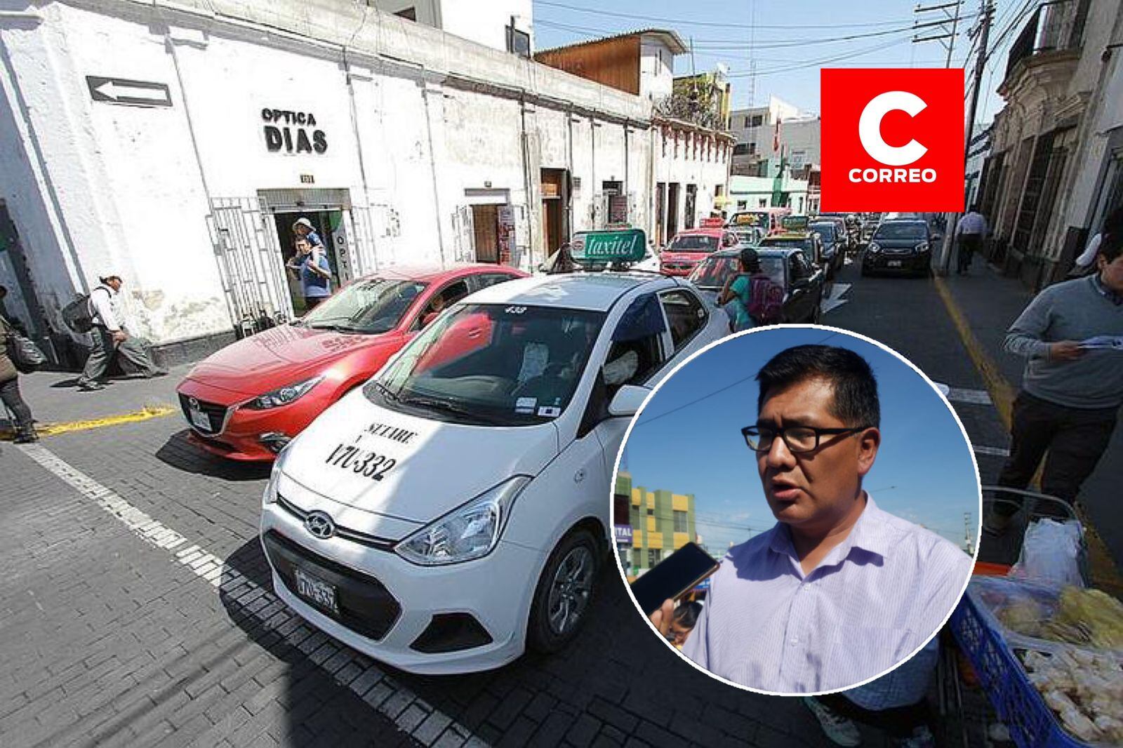 Cámara de Empresas de Taxis de Arequipa anuncia marcha rodante. (Foto: GEC)