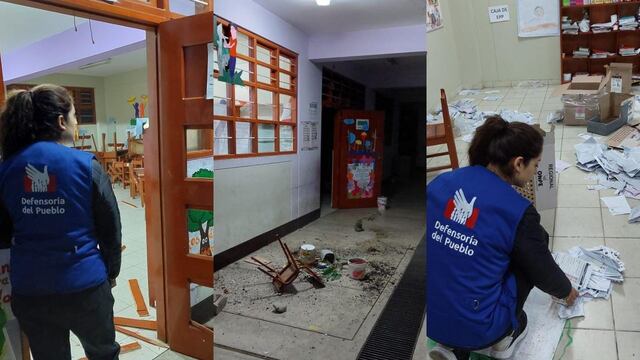 La Libertad: Piden rehabilitar daños ocasionados en colegio durante elecciones