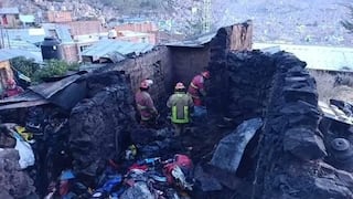 Puno: Un hombre falleció carbonizado tras el incendio en un predio rústico