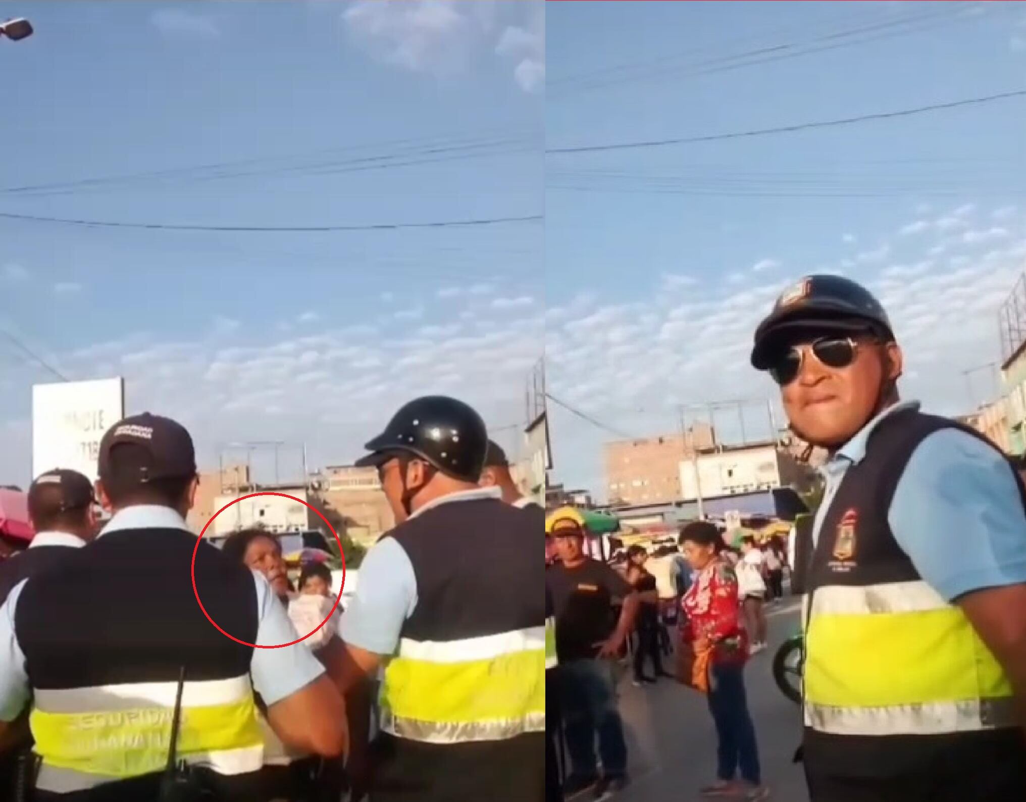 Serenos se enfrentaron con los ambulantes.