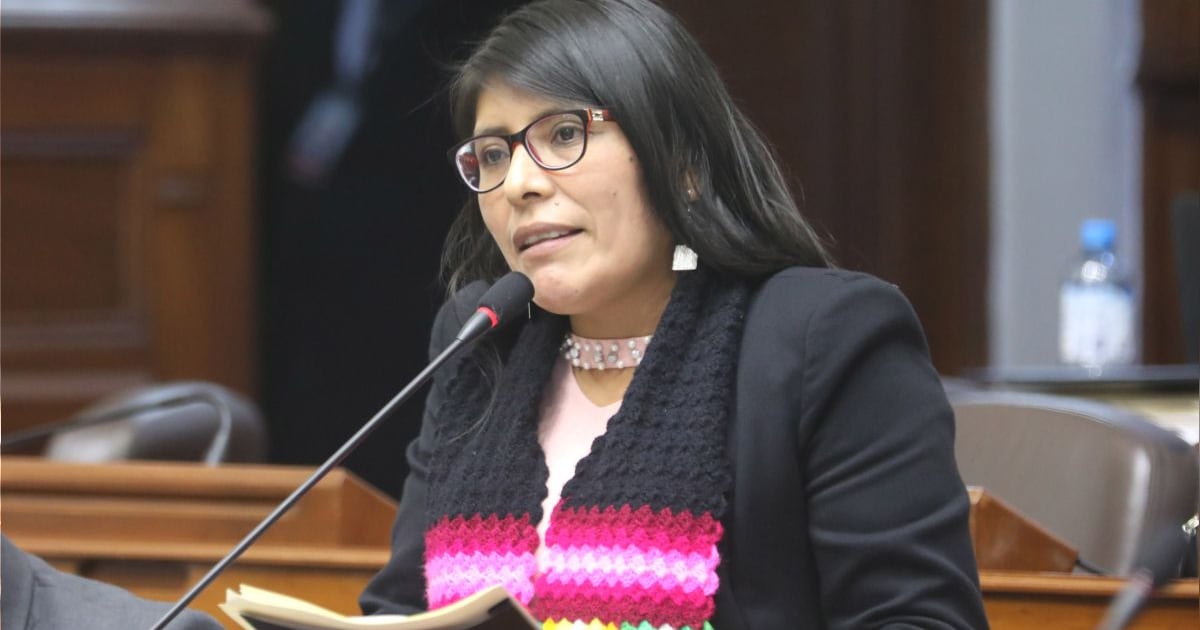 Margot Palacios, portavoz de la bancada de Perú Libre, responsabilizó a "los caviares" de la sentencia a Vladimir Cerrón.