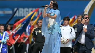 María Becerra emocionó a sus fans en la final del Mundial 2026
