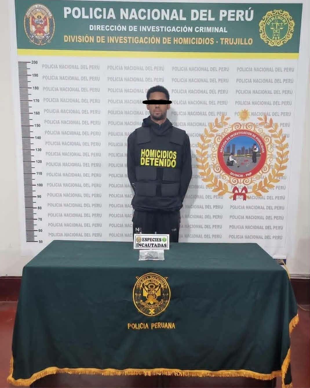 Según la Policía Nacional, el ciudadano venezolano fue capturado en Pataz a dónde fugó tras verse involucrado en una serie de crímenes en Trujillo.