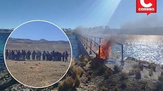 Huancavelica: Cierran ingreso a represa Choclococha en protesta
