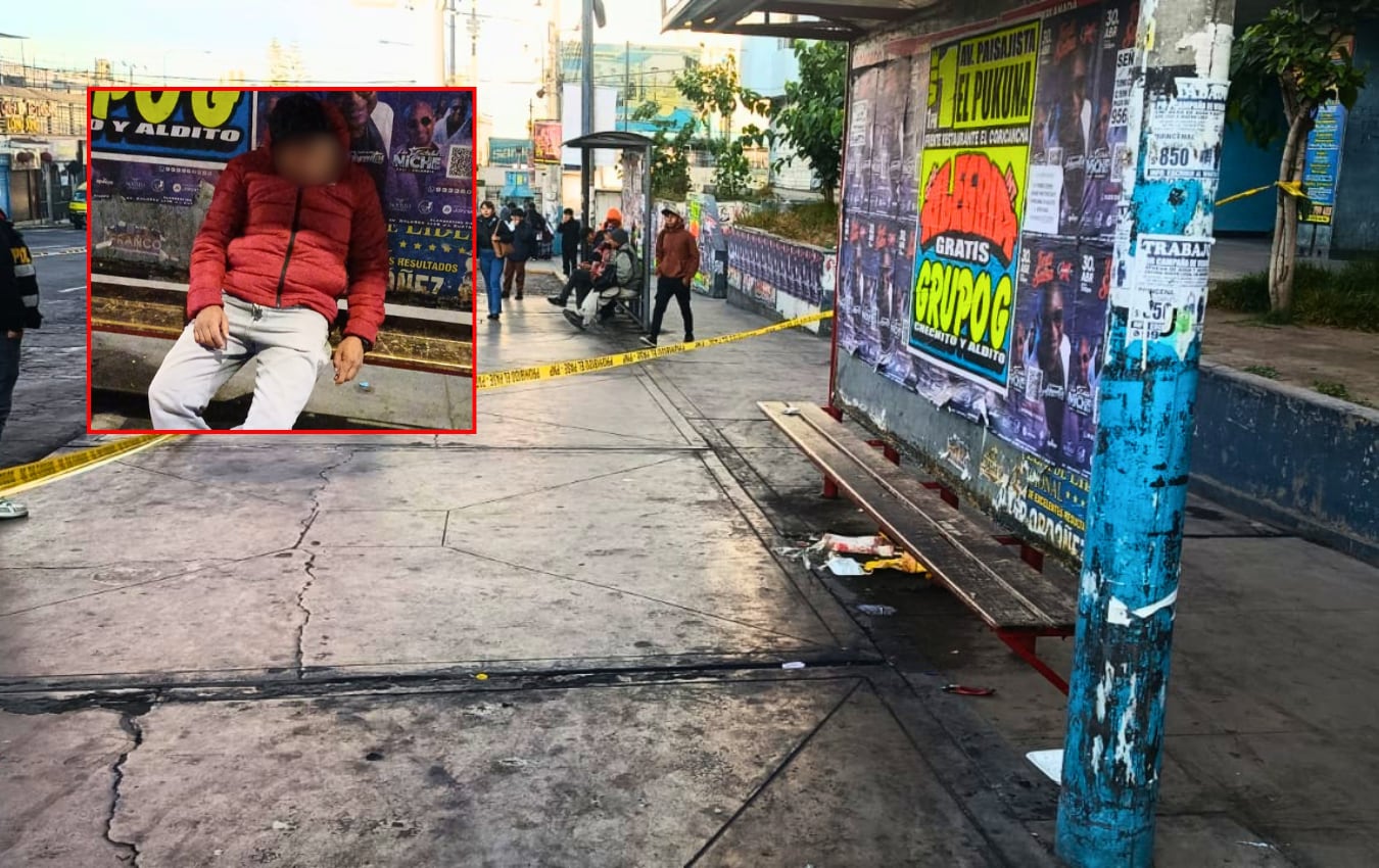 Identifican al hombre que murió sentado en una banca en el Cercado de Arequipa. Foto: PNP.