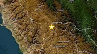 Junín: sismo de magnitud 3.8 se sintió nuevamente al sur de Chupaca