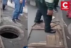 El Agustino: Niña cae en buzón sin tapa robada por falsos técnicos