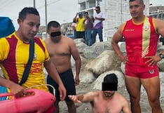 Trujillo: Salvavidas rescatan a un joven en playa de Huanchaco