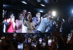 Keiko Fujimori saluda al candidato Roberto Sánchez, que aún no la reconoce como mandataria