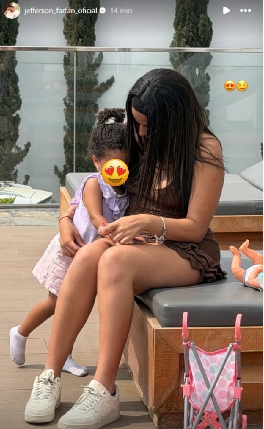 Exfutbolista comparte emotiva publicación en redes. (Instagram: @jefferson_farfan_oficial)