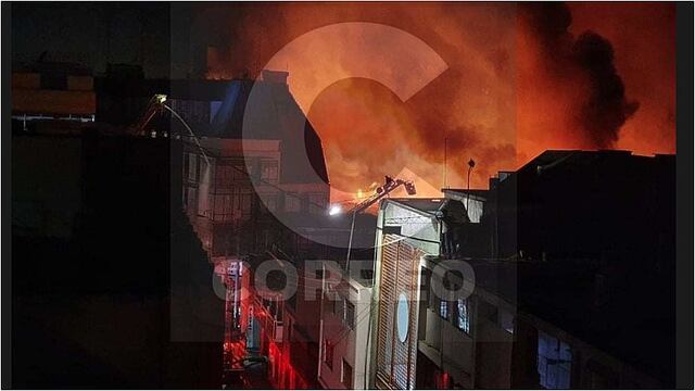 Sedapal emite comunicado sobre el incendio en Mesa Redonda (FOTO)