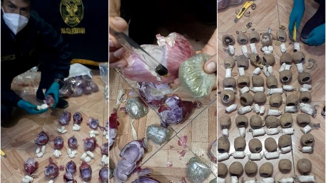 Droga era camuflada en cebollas y papas para ingresarla a penal de Huancayo