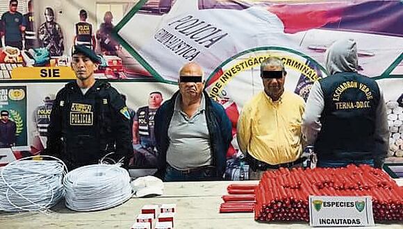 Se intervino a dos adultos mayores, quienes fueron trasladados a la sede del área de robos, en la División de Investigación Criminal (Divincri) de Trujillo.