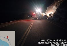 Arequipa: Tránsito vehicular se restablece en la Panamericana Sur en el sector La Planchada (VIDEO)