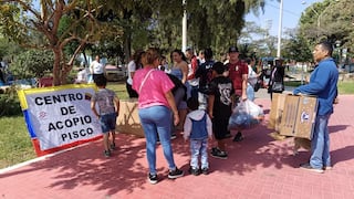 Pisco demuestra su solidaridad en campaña de apoyo a familias venezolanas