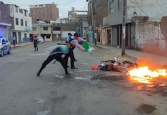 Joven quema contenedor de basura en Trujillo (VIDEO)