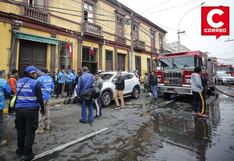 Cercado de Lima: Incendio en el jirón Leticia deja a 20 familias sin hogar