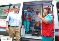 Dirección Regional de Salud de Ica pone en funcionamiento ambulancia del Samu