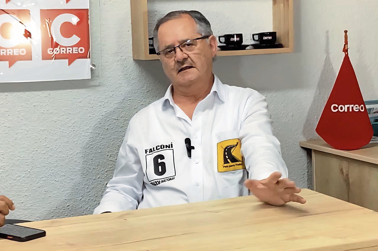 Marco Falconí, excongresista postula al senado (Foto: Paul Flores/@photo.gec)