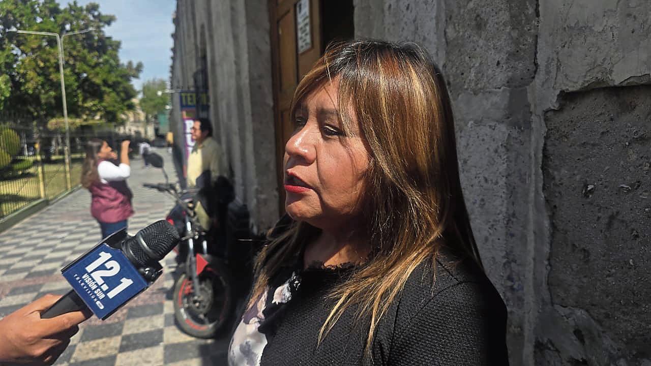 Presidenta de la Cámara de Comercio de la MiPyme, Graciela Nayhua, critica la competencia desleal. (Foto: Yunsu Pariapaza/@photo.gec)