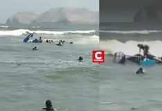 Callao: embarcación turística se vuelca con más de diez pasajeros a bordo en mar de La Punta (VIDEO)