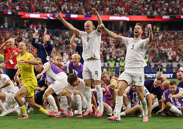 Noruega venció por 2-1 a Costa de Marfil por los 16avos de final del Mundial 2026. (Foto: Getty Images)