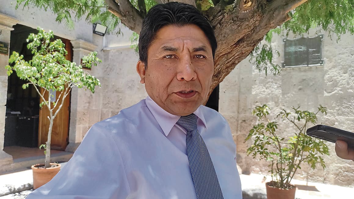 Alexander Arenas, jefe de la Oficina de Planificación y Presupuesto del Gobierno Regional de Arequipa. (Foto: Nelly Hancco/@photo.gec)