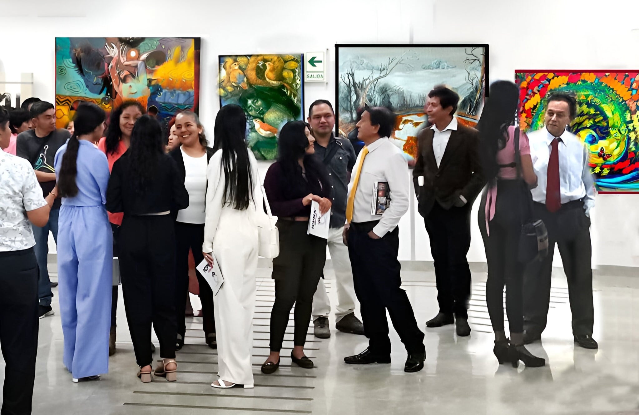 Asociación de Artes Plásticas y Visuales Felipe Cossío del Pomar realiza muestra.