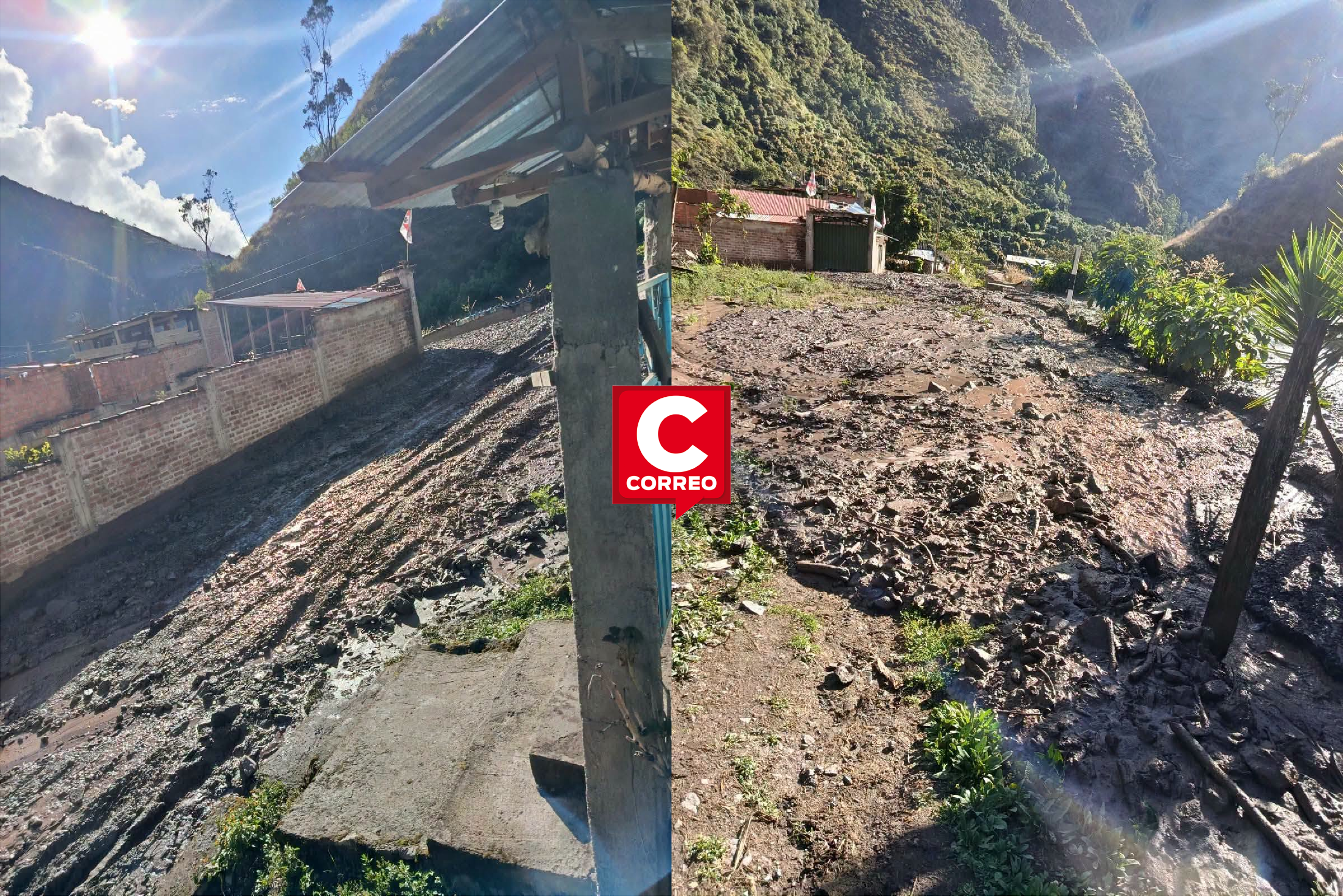 Huancavelica: lluvias intensas provocan inundaciones y huaico en San Marcos de Rocchac