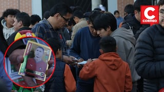 Fiebre del mundial en Huancayo: cientos se reunen para intercambiar figuritas de álbumes (VIDEO)
