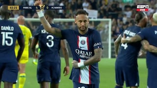 Doblete de Neymar: así fue la brillante definición en penal ante Nantes (VIDEO)