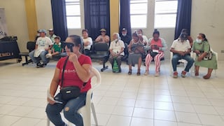 Realizan tamizaje para detectar catarata en adultos mayores en Nasca