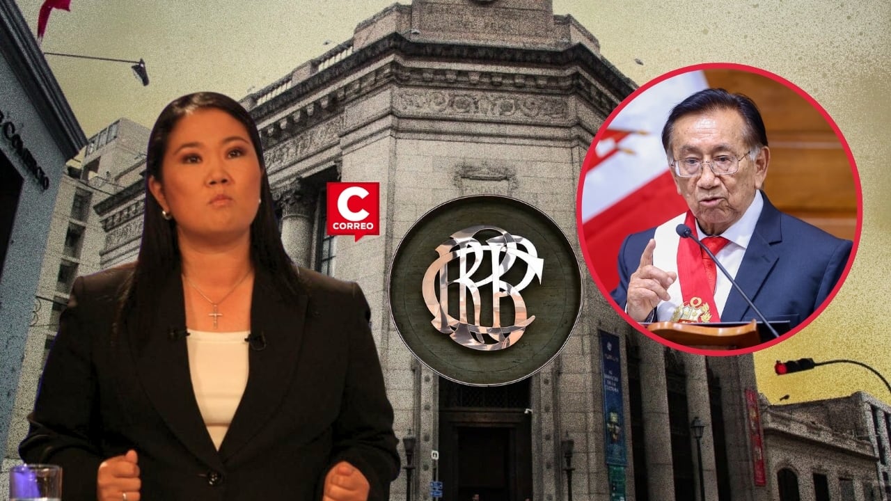 Keiko Fujimori advierte que censurará a Balcázar si interviene el BCR o retoma contacto con Cuba. Composición: Diario Correo.