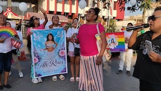 Colectivos realizan plantón en Ica para exigir justicia por el asesinato de mujer trans de 26 años