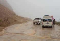 Cajamarca: Huaico interrumpe tránsito en carretera del sector San Lorenzo