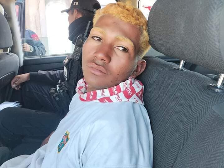 Llegó para sembrar el terror, se pintó el cabello para distraer a la Policía. Foto/Difusión.