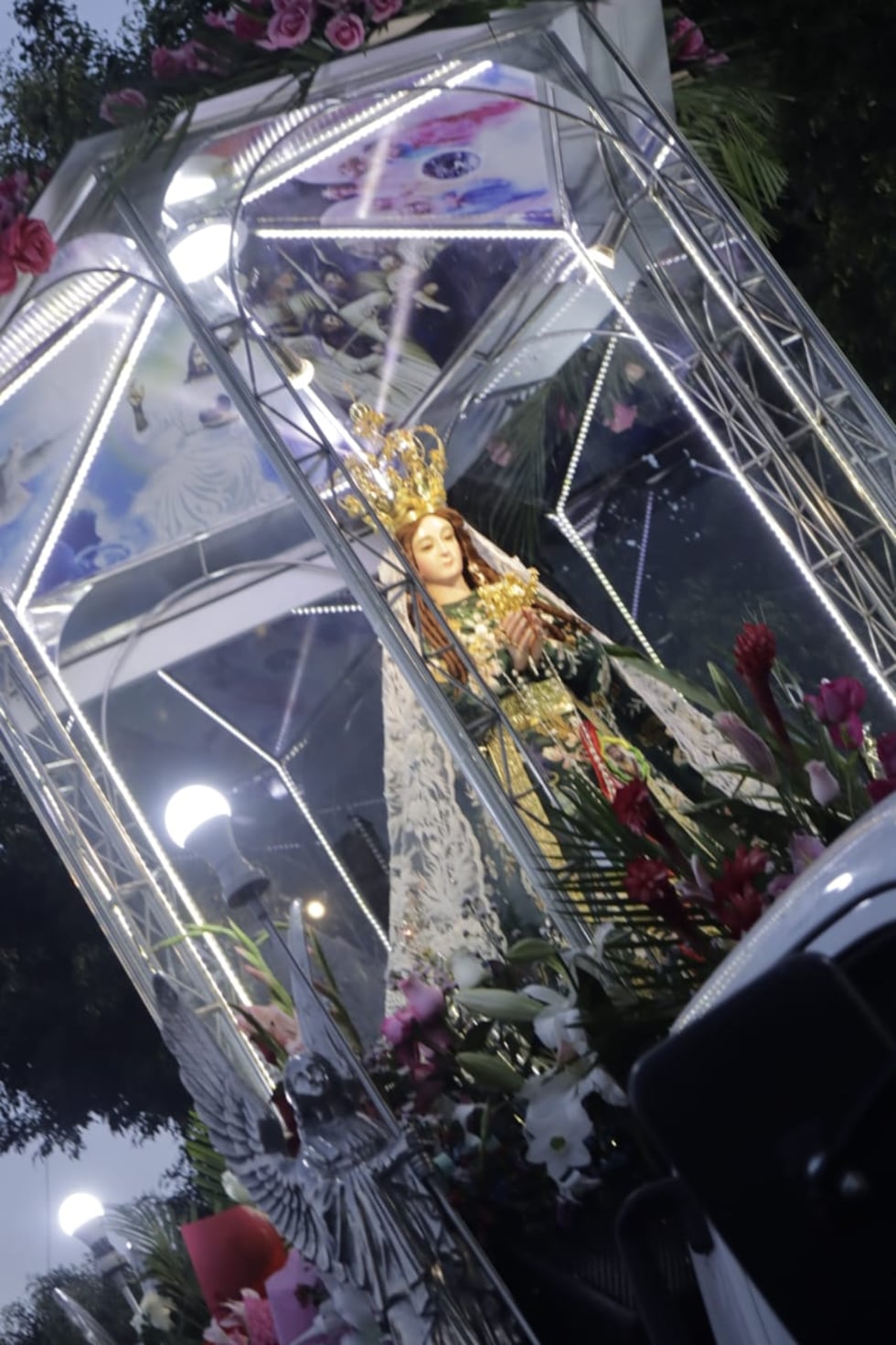 La “Mamita” estará en Trujillo hasta el martes 12 de setiembre que retorna a la ciudad de Otuzco. (Foto: Vanessa Hordyj)