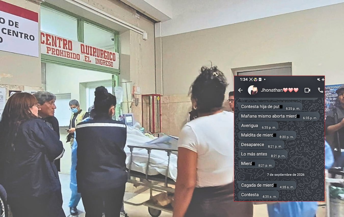 Mensajes confirman la violencia psicológica que sufría madre que falleció en el hospital Honorio Delgado de Arequipa. Foto: GEC.