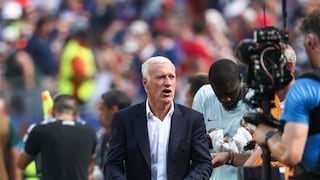 Deschamps celebra el pase de Francia a su tercera semifinal mundialista consecutiva