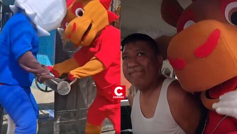Singular operativo en SJL: policías disfrazados de mascotas del Mundial lograron la captura de alias “Pichichi”
