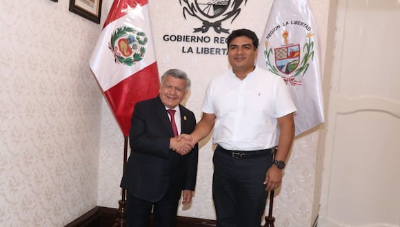 El alcalde de Trujillo y el gobernador retoman relación interinstitucional tras salida de Fernández. Reyna espera que líder de APP cumpla promesas.