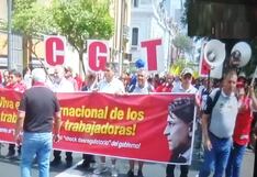 Cercado de Lima: CGTP marcha por el Día del Trabajo y alista paro nacional para junio