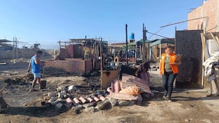 Chincha: incendio consume precaria vivienda en A.H. Las Rocas