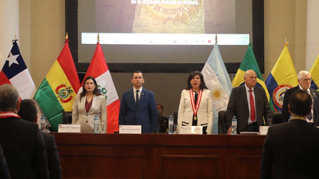 Presidenta del PJ advierte intentos de instrumentalizar la justicia con fines políticos y partidarios. Fotos: Poder Judicial.