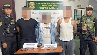 Pisco: caen “Los pistoleros de la villa” con arma de fuego con cinco municiones