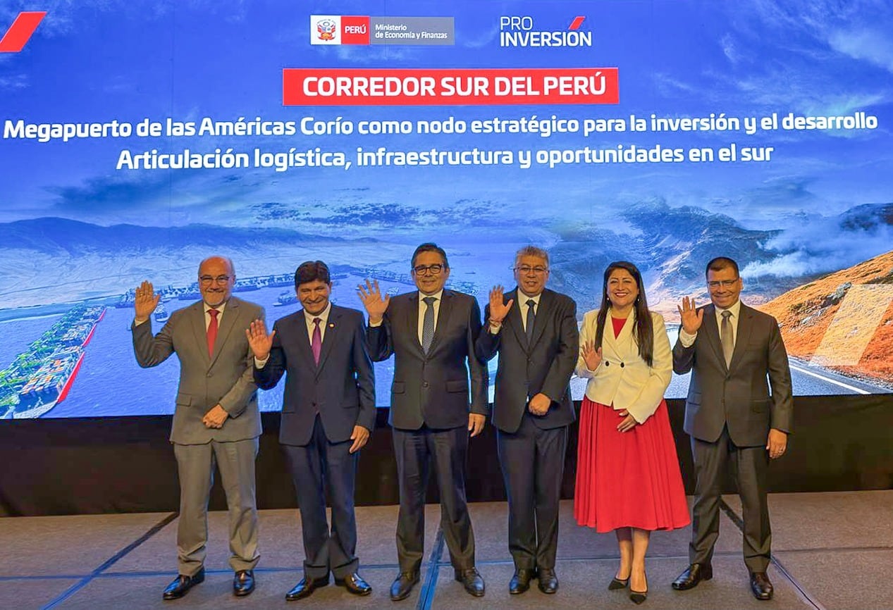 Impulsan Mega Puerto Corío como eje del “Corredor Sur del Perú”