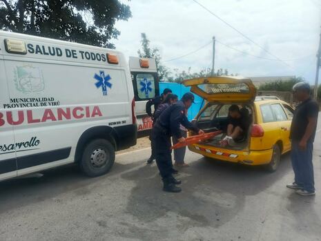 La Libertad: Motociclista sufre la fractura de una pierna